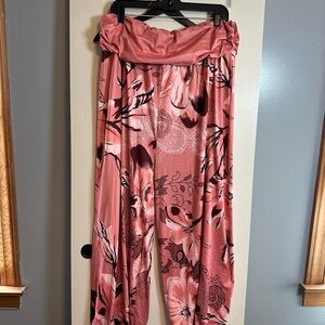 SHEIN Coral and White Fabric